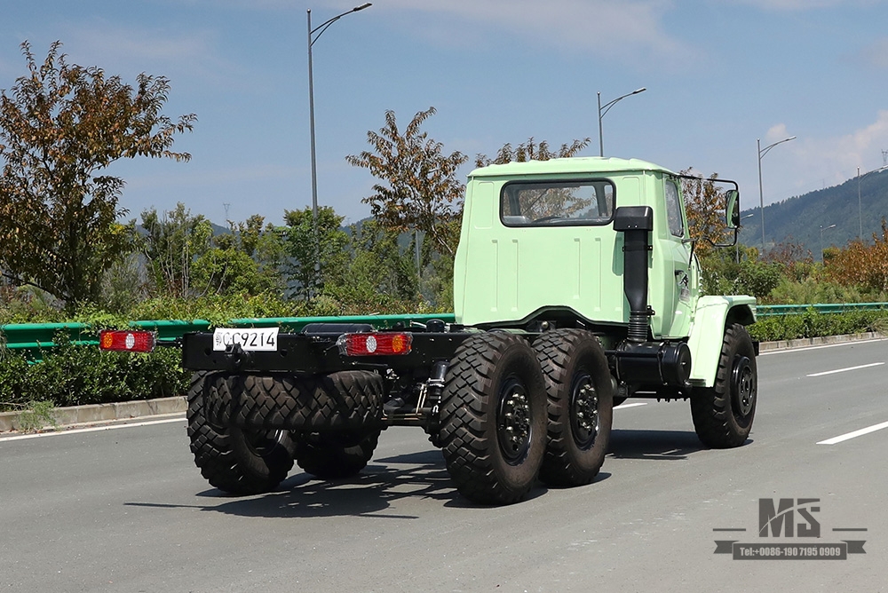 东风六轮驱动EQ2100 底盘_6*6 190马力尖头双玻140驾驶室卡车底盘出售_东风军车出口特价整车 底盘