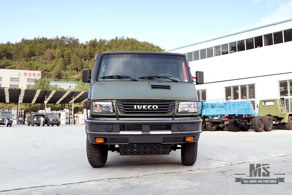 4×4依维柯四轮驱动卡车绿色4*4依维柯卡车短头小型越野整车四驱出口特价整车