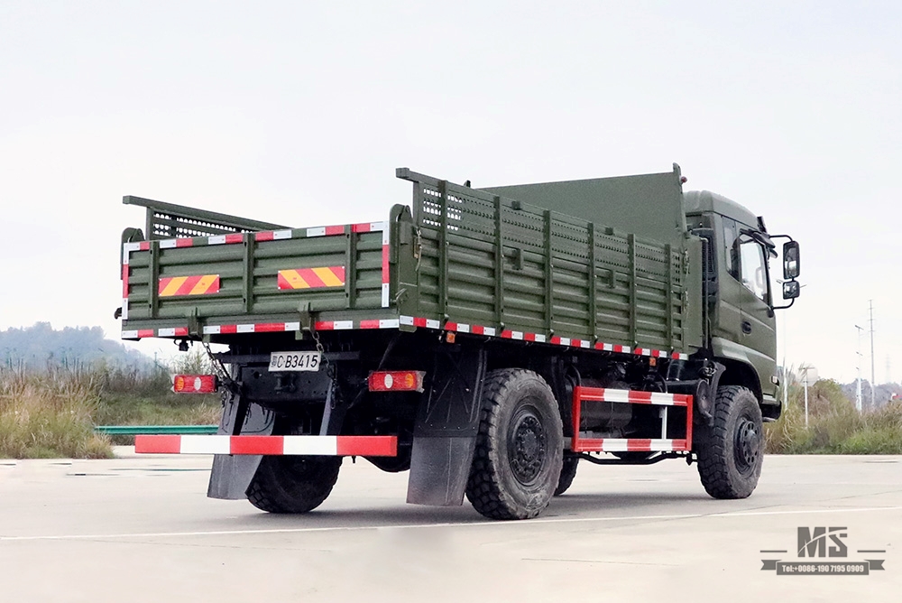 340马力6*6越野卡车_东风平头篷布杆货车_六轮驱动出口特价整车