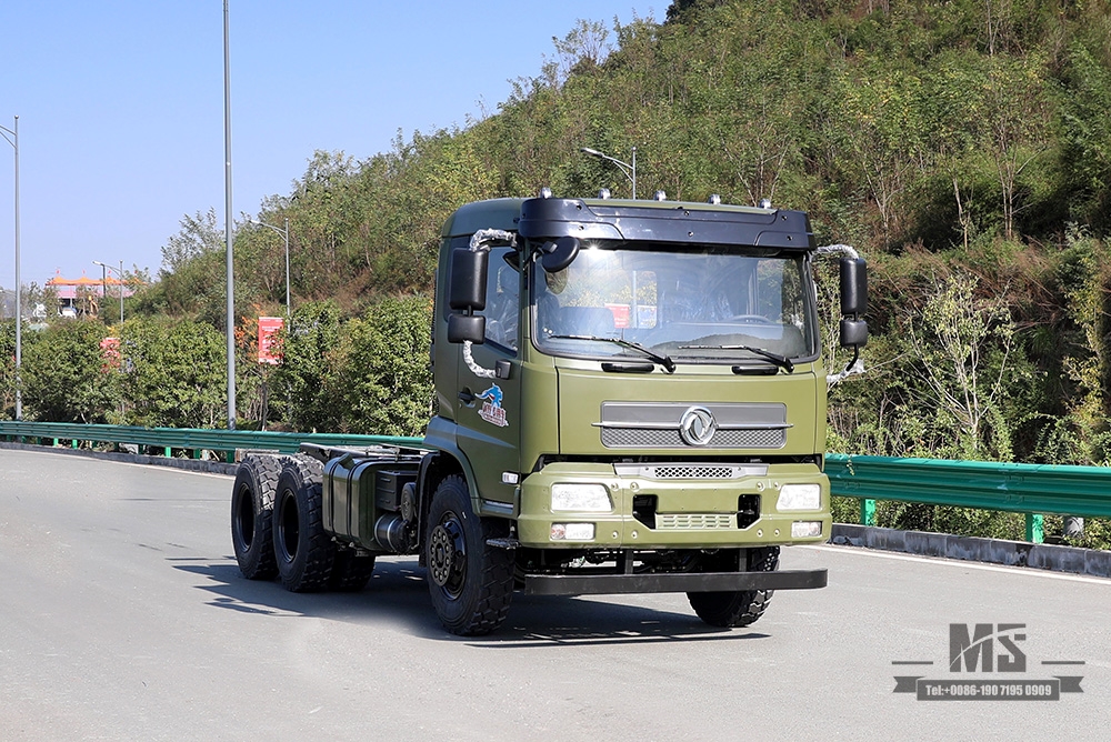 210马力东风6*4 罐车 底盘_东风6x4越野底盘_平头半出口特价整车 底盘