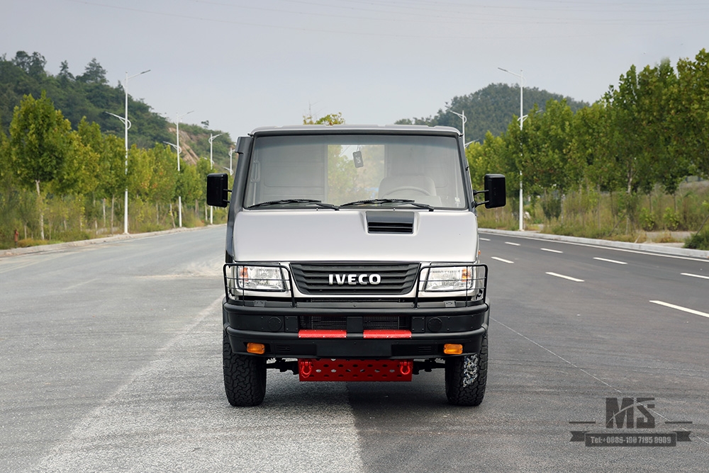 银色 113hp 依维柯 4*4 底盘_四轮驱动小型 底盘 依维柯短头 底盘_4WD 出口特价 整车 底盘 