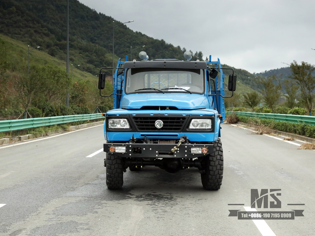 170 HP Dongfeng EQ2082_SIX-WHEEL DRIVE越野Special Truck_double Glass单行240运输整车 _ 6×6指向25y卡车