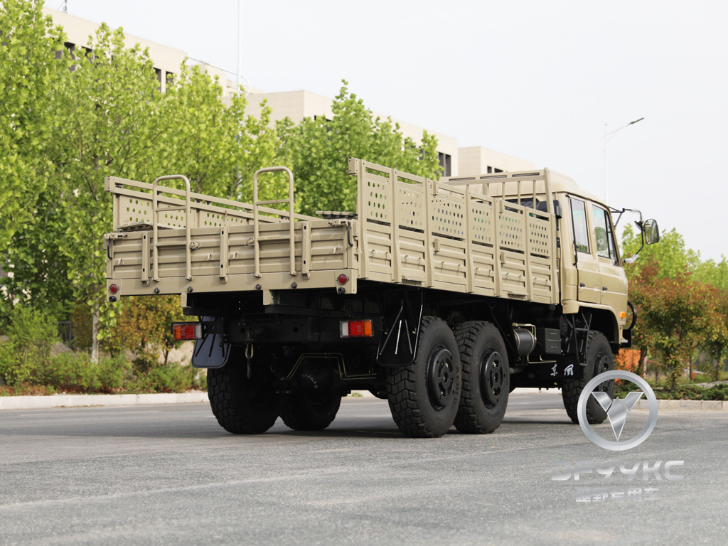 Donggfeng EQ2102N越野货车 - 210hp双行沙漠货物整车 |导出模型|带有篷布的空调