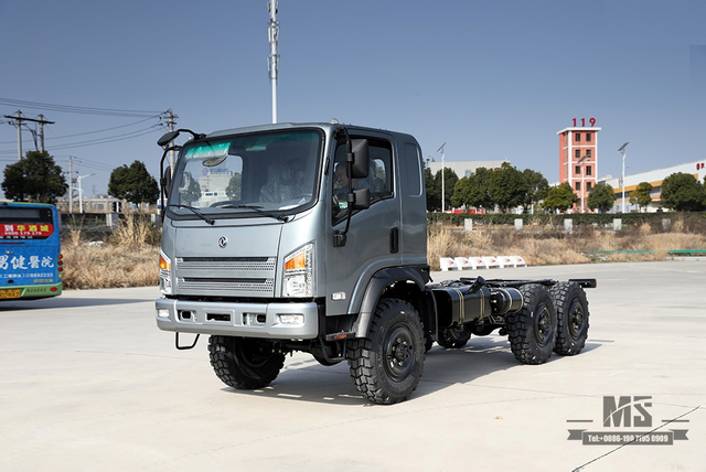 东风EQ2082 底盘 6*6平头卡车底盘改装_6WD 底盘“山猫”六轮驱动底盘配置_出口专用整车 底盘厂家