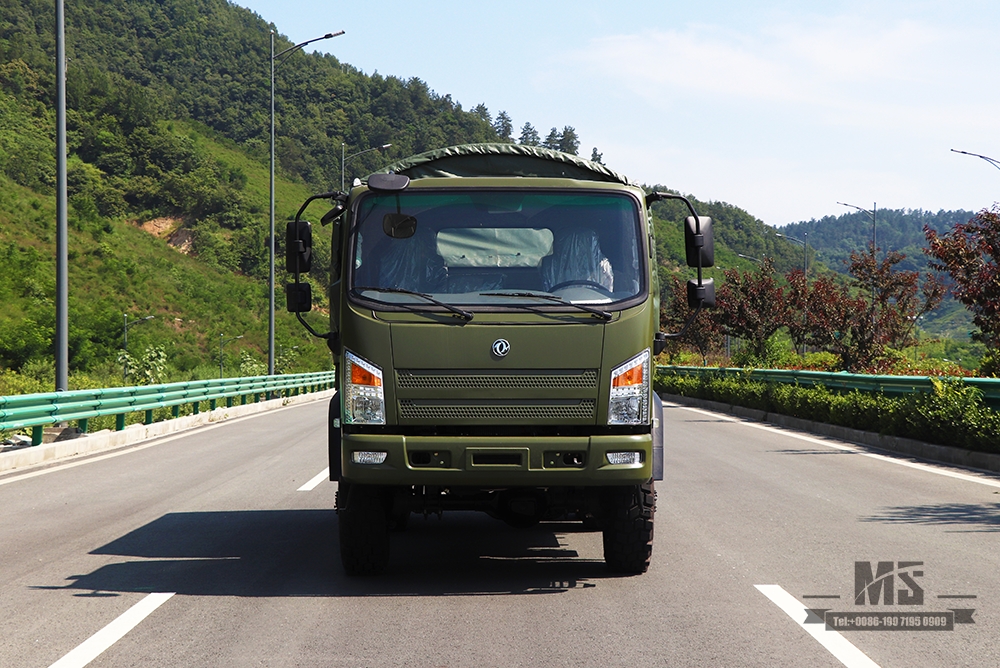 平头东风EQ240 6WD越野卡车_全轮驱动EQ2082柴油货车出售_东风6x6民用越野卡车出售_出口特价整车