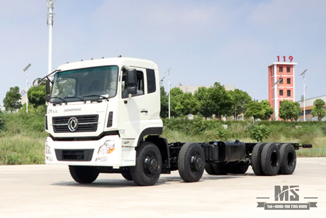 东风8*4专用车底盘_30吨四桥东风重型商用整车 底盘_出口专用底盘定制改装