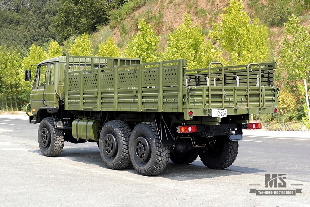 东风EQ2102G/246越野卡车_6×6 190马力6WD平头153 底盘改装货车运兵车_六轮驱动经典卡车出口专用整车 