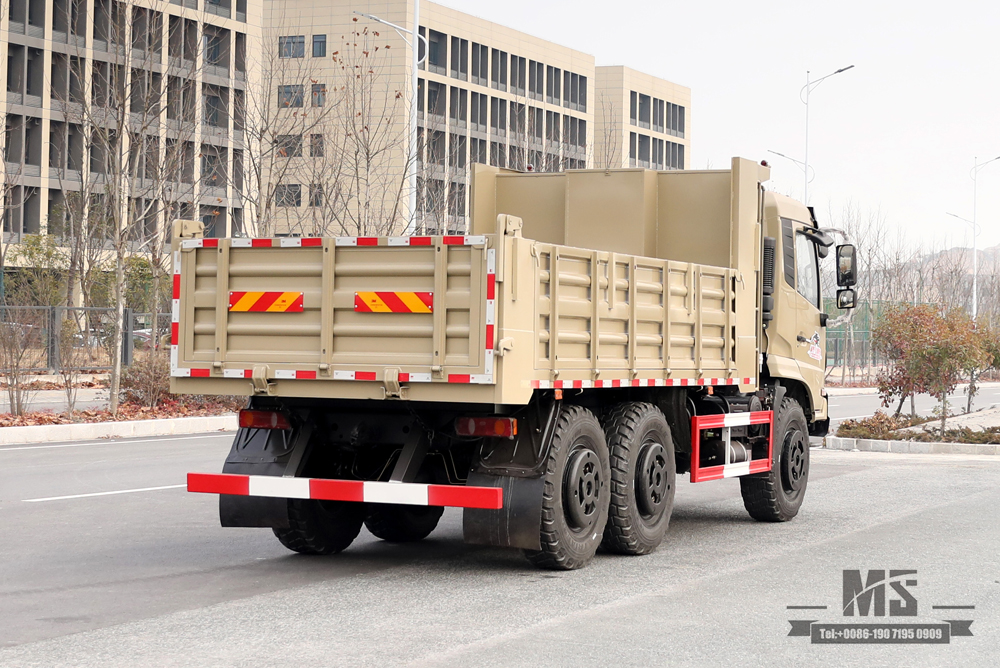 210马力东风六轮驱动自卸卡车_ 6×6平头自卸车6*6越野运输卡车_出口特价整车