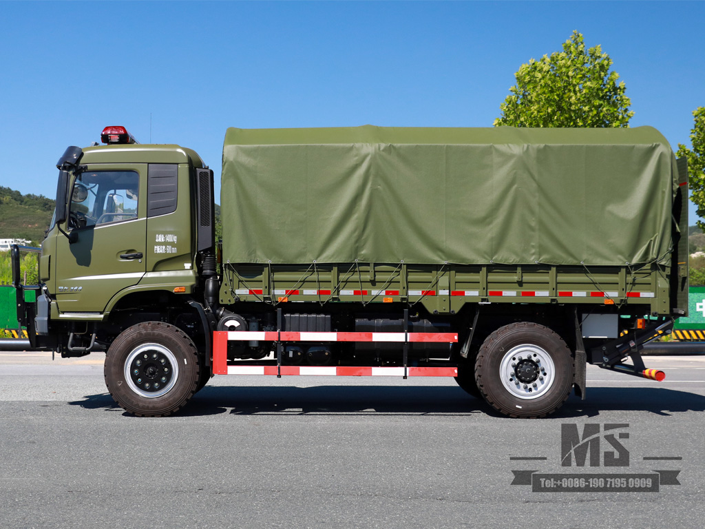 Dongfeng 4WD越野部队载体DFH2140B全国六级发动机四米八货物盒越野整车 