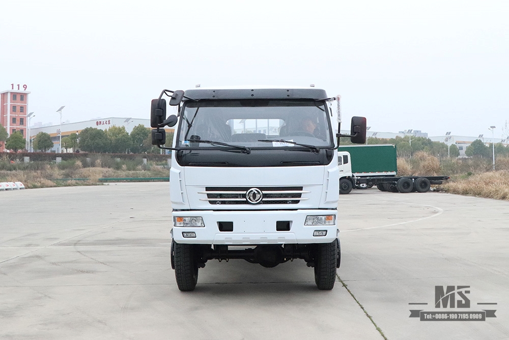 东风四轮驱动轻型卡车_白色小卡车定制双排驾驶室4*4越野整车_东风卡车出售出口特价整车