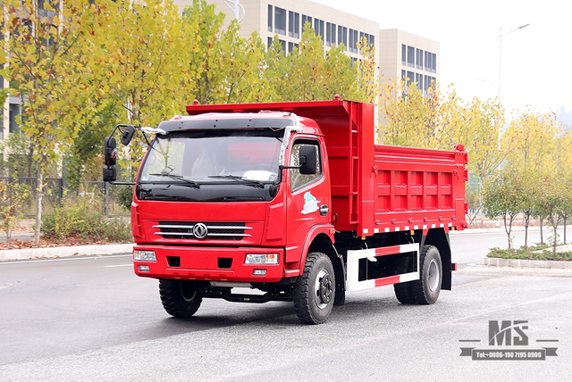 东风4×2轻型自卸卡车 160HP小型自卸车_左/右手5吨单排微型卡车改装制造商_出口专用卡车