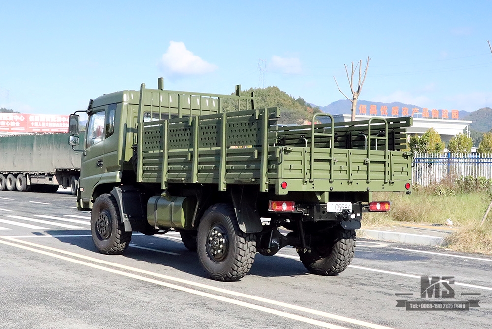 东风四轮驱动货车_4*4新型驾驶室越野车_4WD长途卡车出口专用整车