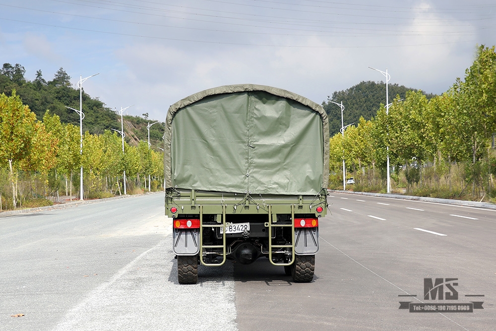 170马力东风6WD EQ2082越野卡车_EQ240平头柴油货车厂_东风6x6全轮驱动民用越野卡车出售_出口特价整车