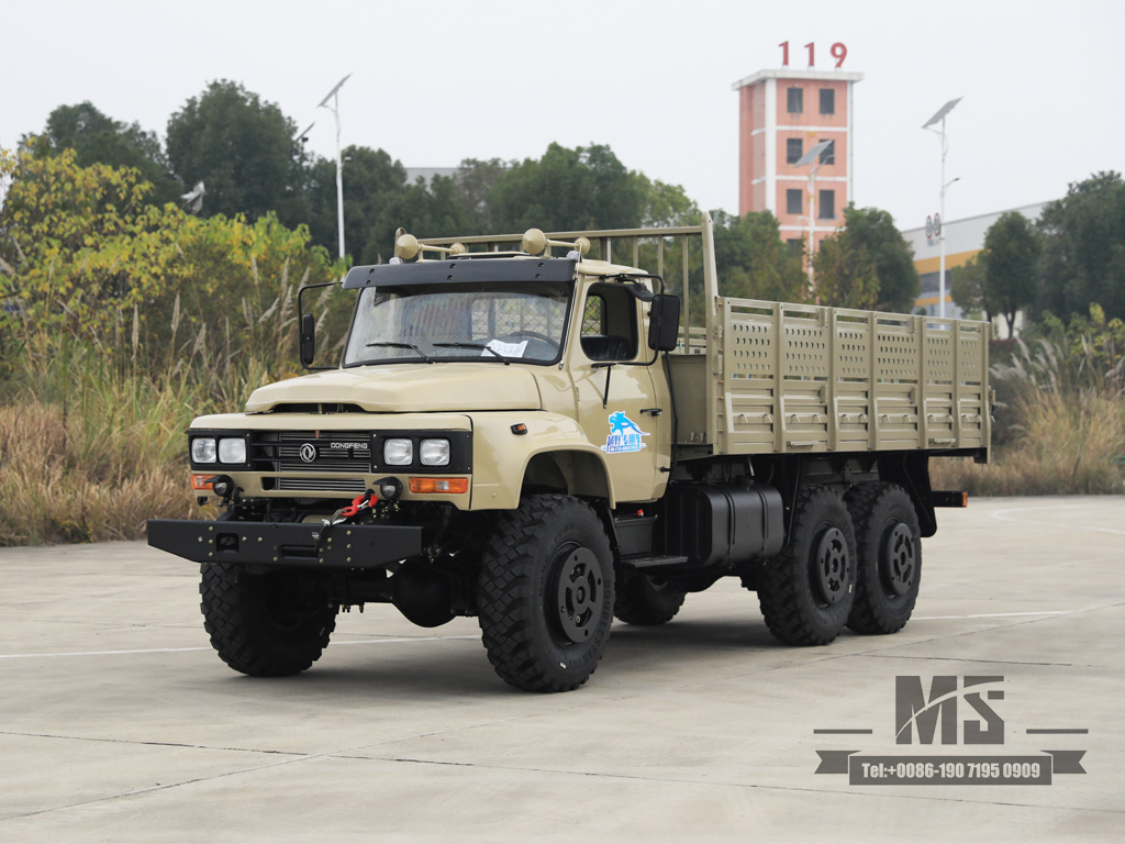 6*6东风EQ2100卡车_6*6尖头卡车六轮驱动越野卡车_出口特价整车