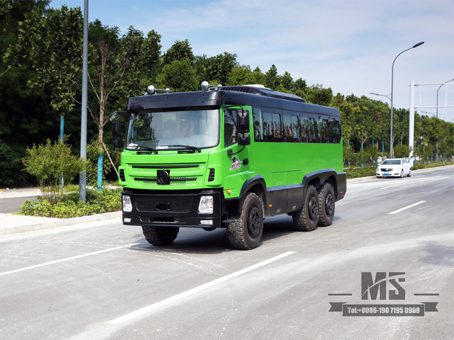Dongfeng 6x6越野巴士|康明斯260hp | 60％的攀登级 - 最适合采矿，消防和石油勘探