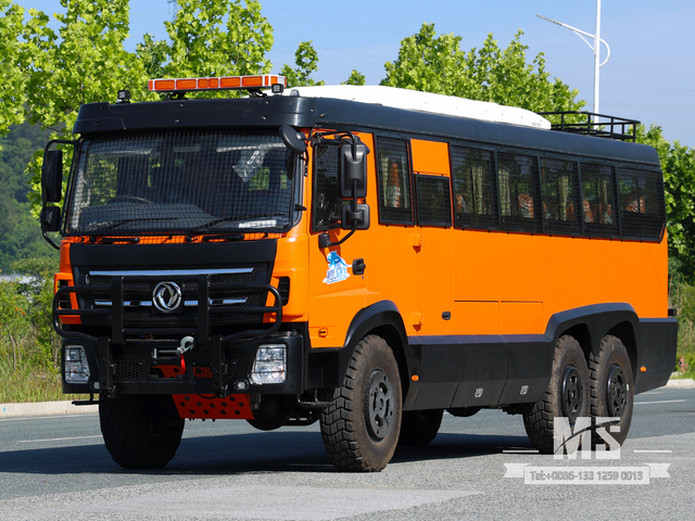 210HP 6x6 东风客车 |越野全地形特殊乘客整车