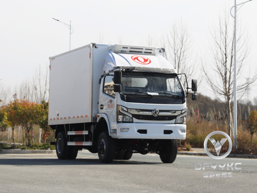 四轮驱动15立方米冷藏卡车|冷链运输卡车|肉制冷卡车|新鲜的卡车|