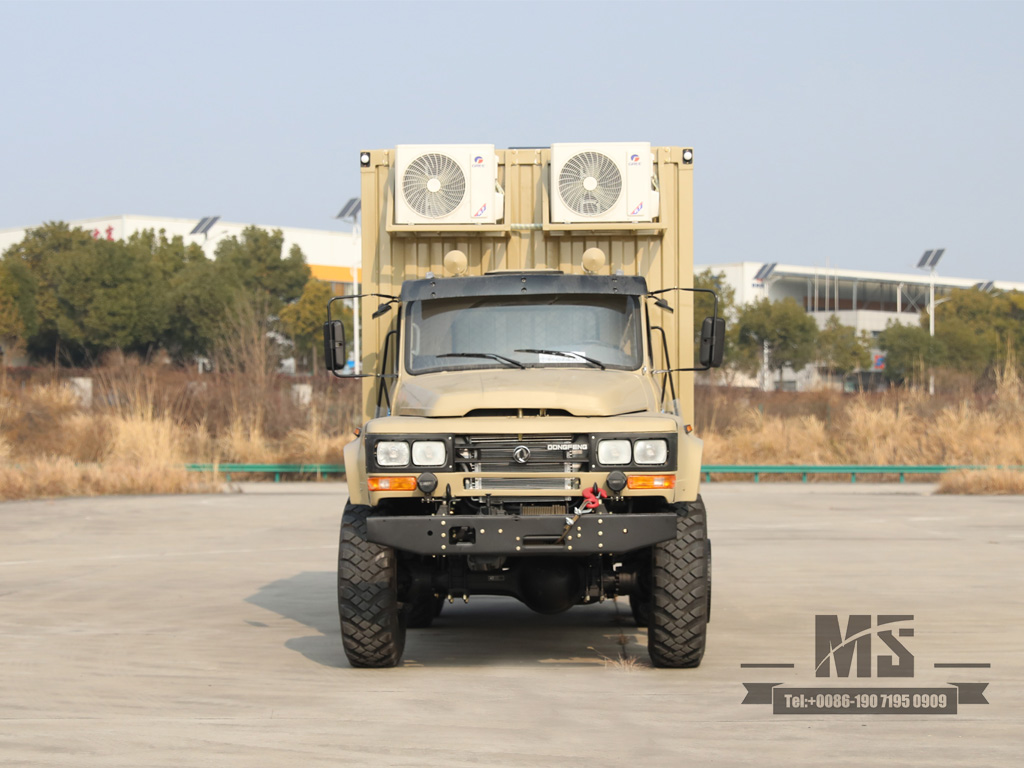 eq2100六轮驱动van-type越野整车 |空调货物|中国制造|户外移动办公室车辆。