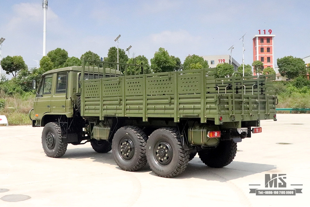东风六轮驱动EQ2102越野卡车_6×6军绿3.6T双排153驾驶室货车出售_出口特价整车