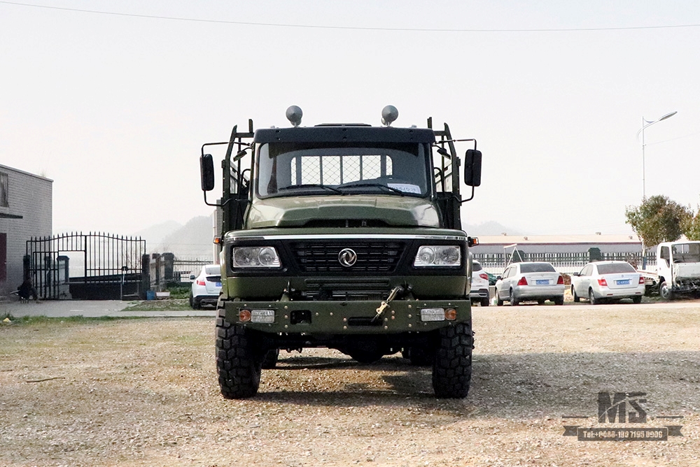东风军绿EQ2100越野车_6×6 190马力经典尖头越野整车出售_东风6WD 245柴油运兵车出口特价整车 
