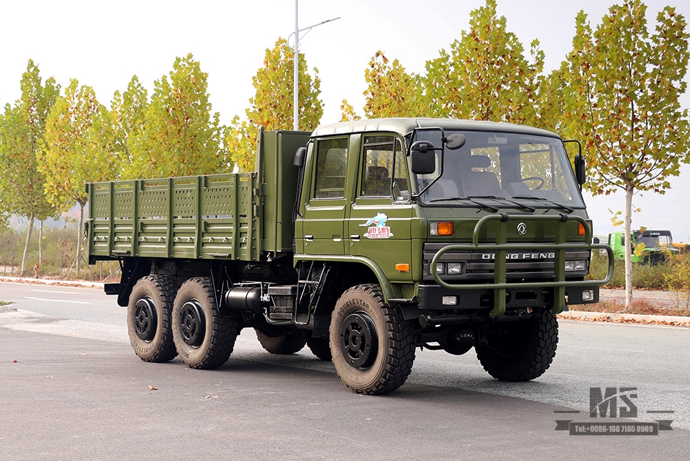 190马力东风EQ2102六轮驱动卡车_6×6 EQ246 153双排驾驶室军绿卡车_东风卡车出口专用整车