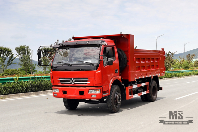 4×2 160HP小自卸卡车_左/右轻卡5T单排微卡改装厂家_东风出口专用卡车