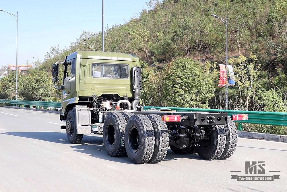 210马力东风6*4 罐车 底盘_东风6x4越野底盘_平头半出口特价整车 底盘