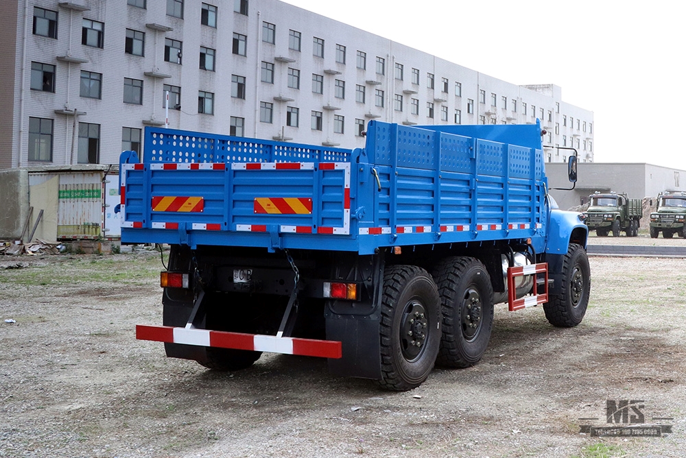 东风六轮驱动越野自卸卡车_EQ2100 6×6 210马力尖头单排运输车_全轮驱动出口专用卡车