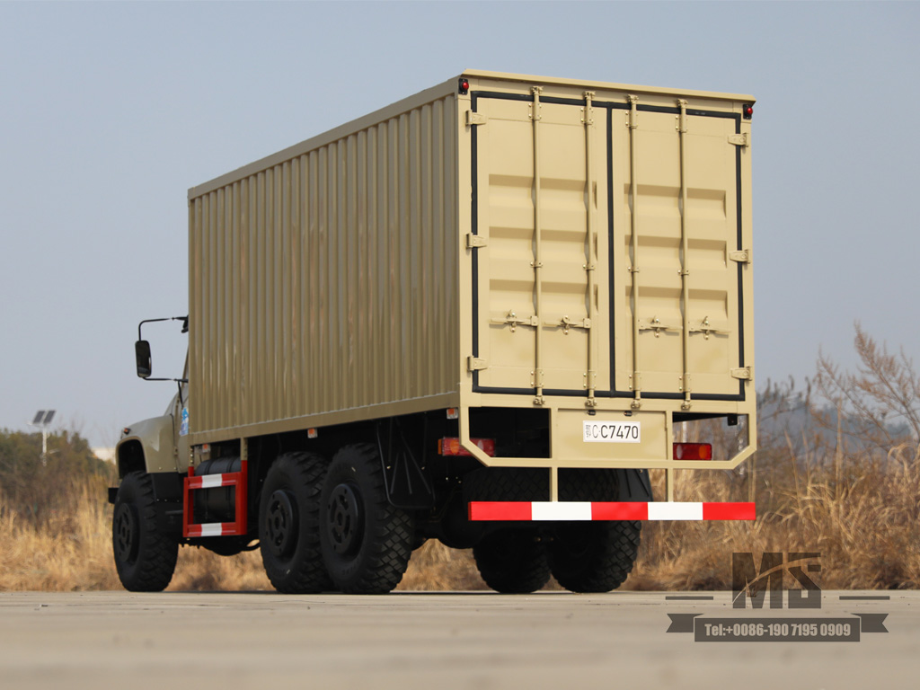 eq2100六轮驱动van-type越野整车 |空调货物|中国制造|户外移动办公室车辆。