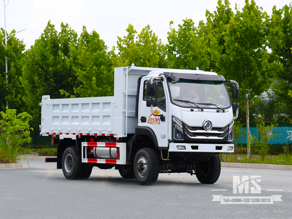 东风 12 吨四轮驱动越野灯 自卸卡车 适用于山地和建筑工地|特种出口卡车 