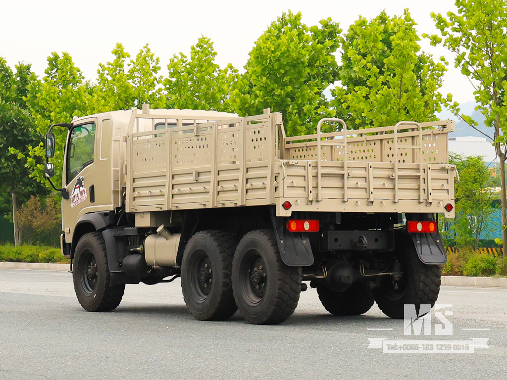 东风 6X6 灰色平头 EQ2082 170HP 单排驾驶室卡车 6WD 越野卡车 