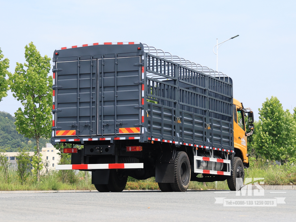 东风 19 吨平板半驾驶室箱式运输车 自卸卡车 (260 HP) |特种出口卡车 