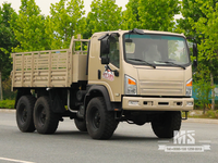 东风 6X6 灰色平头 EQ2082 170HP 单排驾驶室卡车 6WD 越野卡车 
