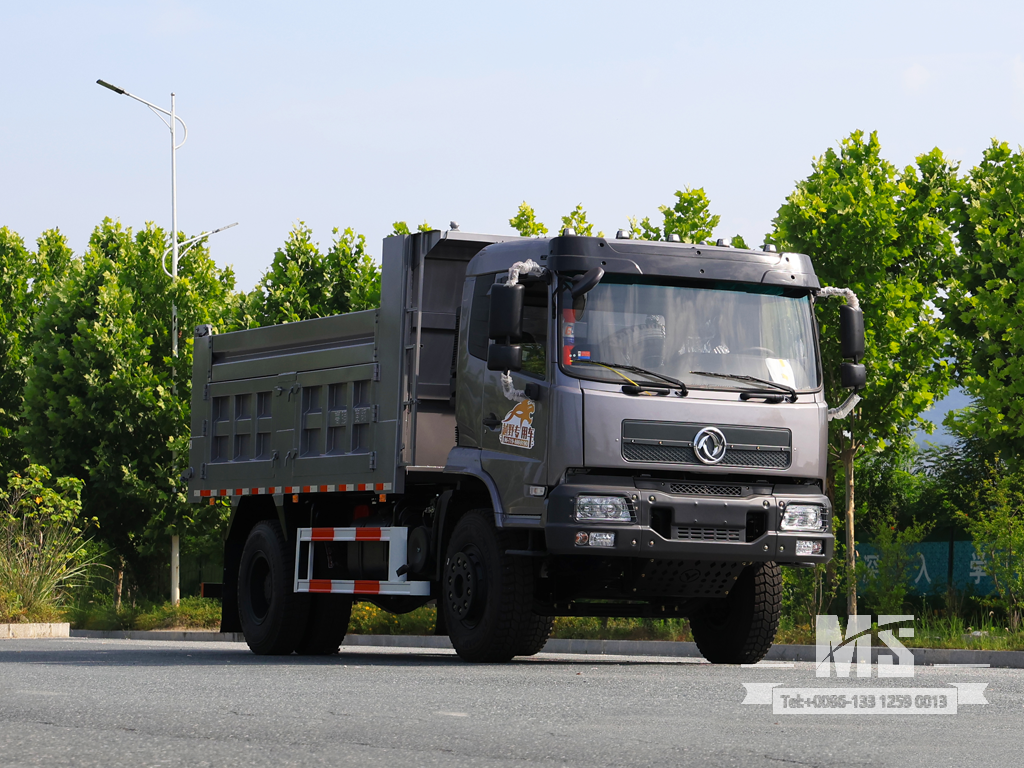 东风 18 吨平头半排 自卸卡车 (270 HP) |出口专用整车