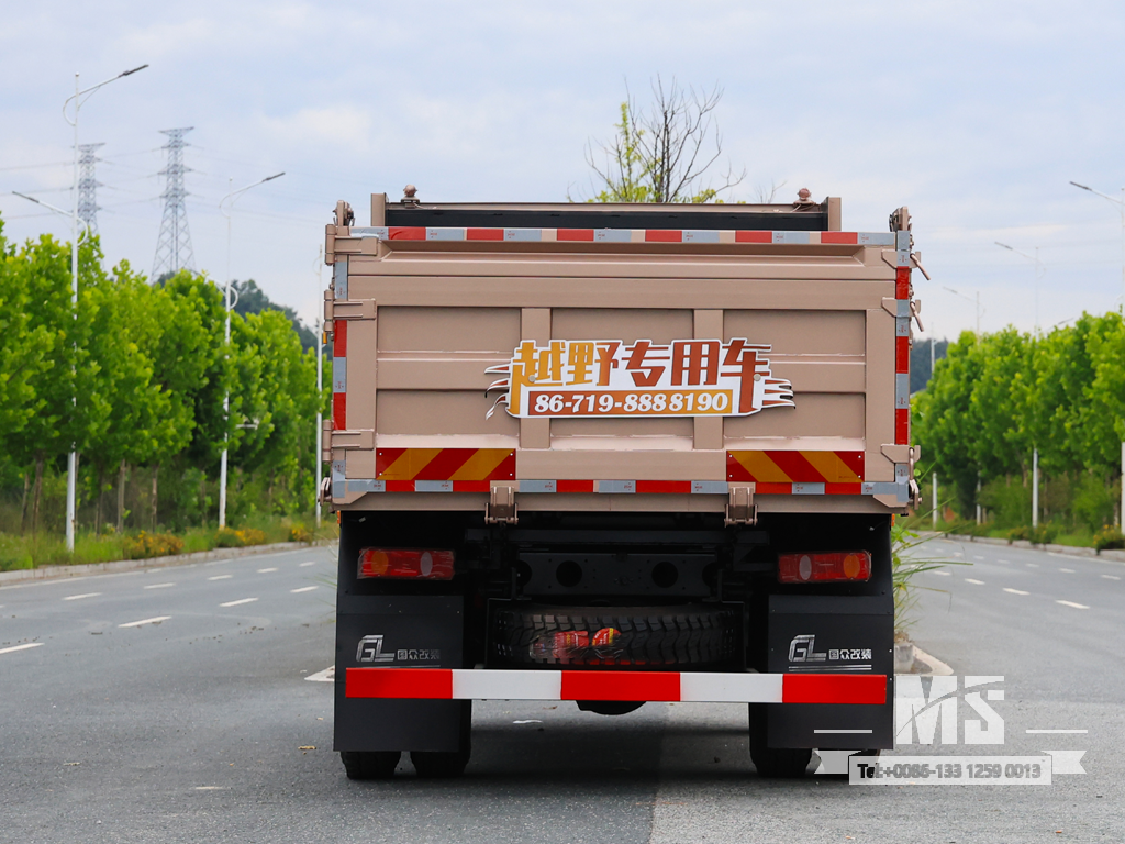 东风 10 吨四轮驱动平头车 自卸卡车 (170 HP) |特种出口卡车 