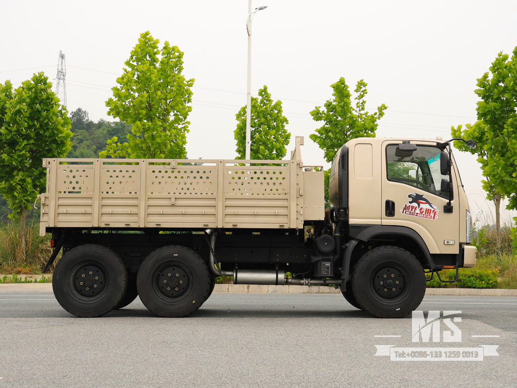 东风 6X6 灰色平头 EQ2082 170HP 单排驾驶室卡车 6WD 越野卡车 
