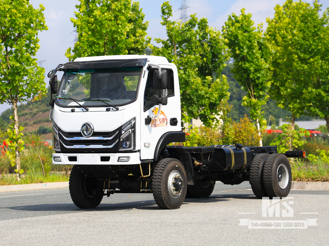 东风4&times;4平头底盘_4*4 150马力传统卡车四轮驱动底盘出售_特价出口底盘 
