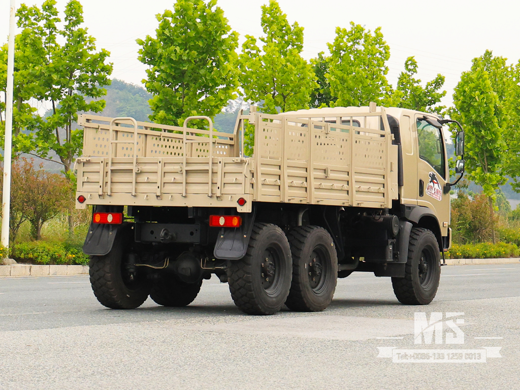 东风 6X6 灰色平头 EQ2082 170HP 单排驾驶室卡车 6WD 越野卡车 