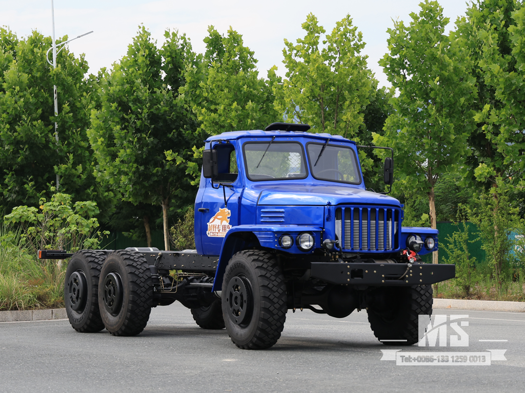 东风6&times;6 EQ2100 底盘_6*6 190hp 传统卡车六轮驱动底盘出售_特价出口底盘 