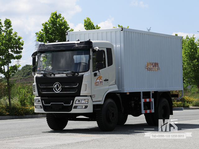 东风 18 吨白色 4&times;2 平头 厢式车 (210 HP) |特种出口卡车
