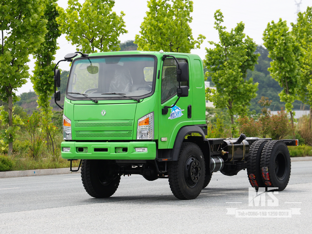 东风4&times;4 底盘_4*4 170马力平头卡车四轮驱动底盘出售_专用出口卡车底盘 