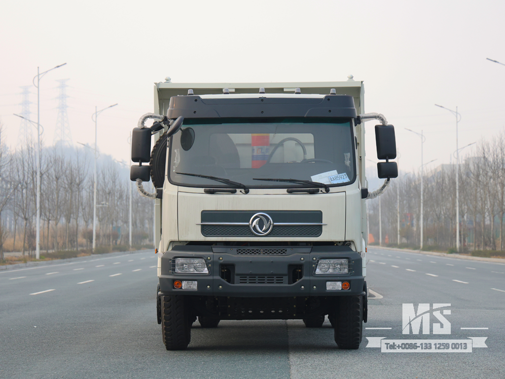 东风 18 吨白色 4&times;2 网格桩 自卸卡车 (210 HP) |特种出口卡车