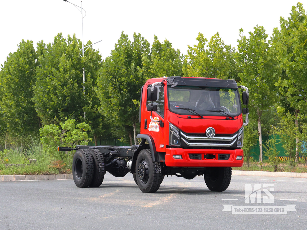 东风4&times;4平头底盘_4*4 170马力传统卡车四轮驱动底盘出售_特价出口底盘 