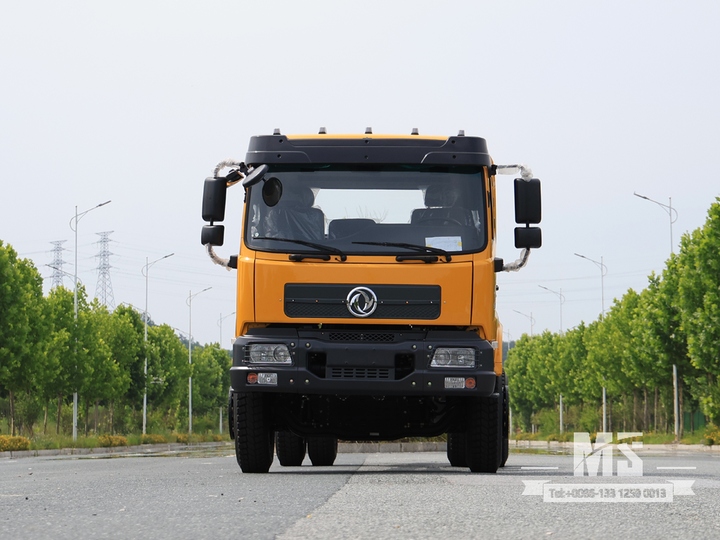 东风4&times;4平头卡车底盘_4*4 260马力平头卡车四轮驱动底盘出售_专用出口卡车底盘 