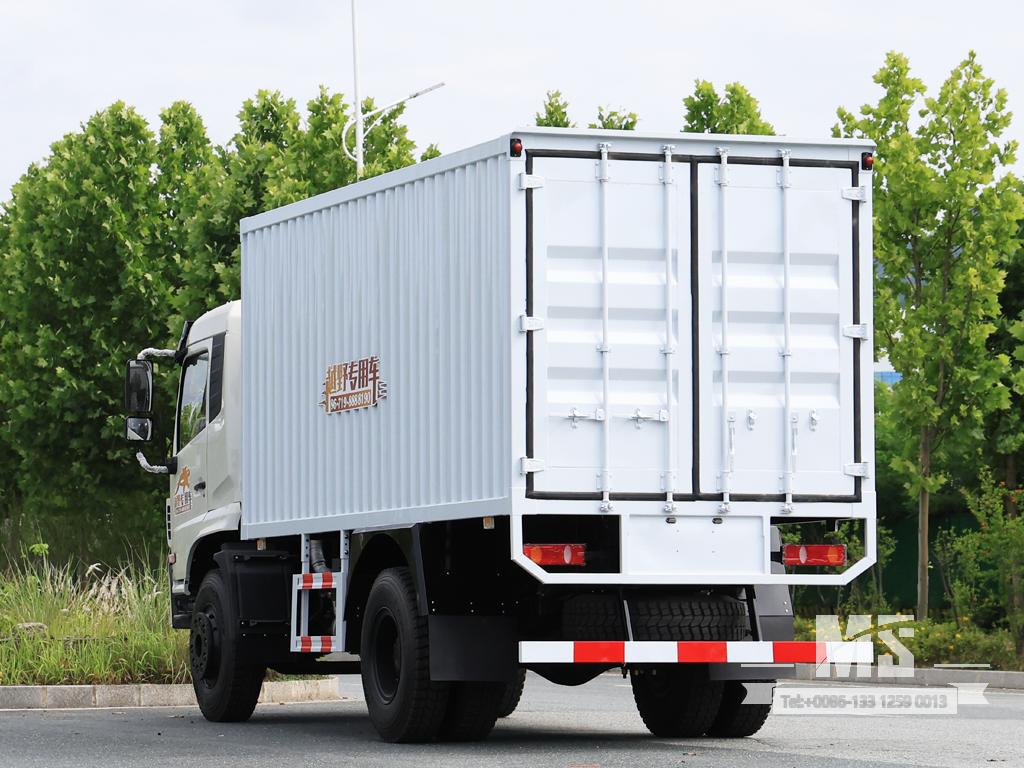 东风 18 吨白色 4&times;2 平头 厢式车 (210 HP) |特种出口卡车