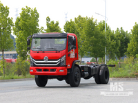 东风4&times;4平头底盘_4*4 170马力传统卡车四轮驱动底盘出售_特价出口底盘 