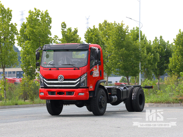 东风4&times;4平头底盘_4*4 170马力传统卡车四轮驱动底盘出售_特价出口底盘 