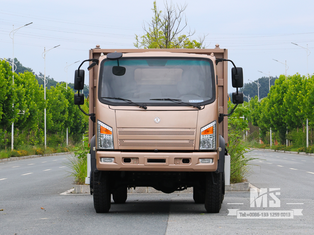 东风 10 吨四轮驱动平头车 自卸卡车 (170 HP) |特种出口卡车 