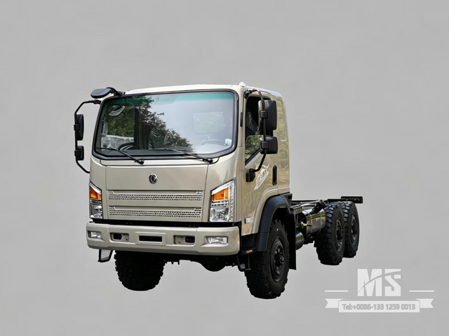 东风6&times;6 EQ2082 底盘_6*6 190马力平头卡车六轮驱动底盘出售_专用出口卡车底盘 