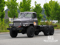 东风6&times;6 EQ2100 底盘_6&times;6越野卡车双窗格前挡风玻璃驾驶室底盘出售_特价出口底盘 